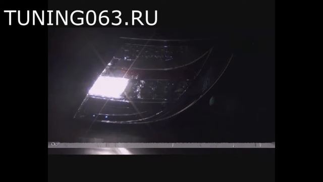 Задние фонари Mercedes-Benz C-Class W204 '07-11, светодиодные, тонированные смотреть онлайн