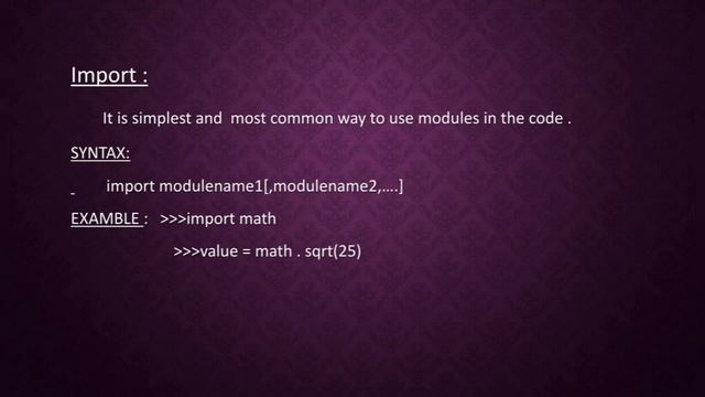 MODULES IN PYTHON(Easy and simple explanation) смотреть онлайн