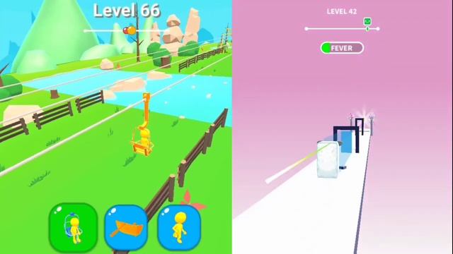 Shape shifting Game VS Jelly Shift Game | ? Shape shifting All levels Gameplay Android, iOS смотреть онлайн