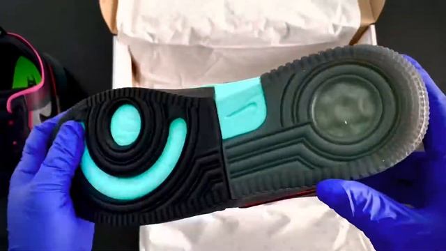 Nike Air Force 1 React Unboxing смотреть онлайн