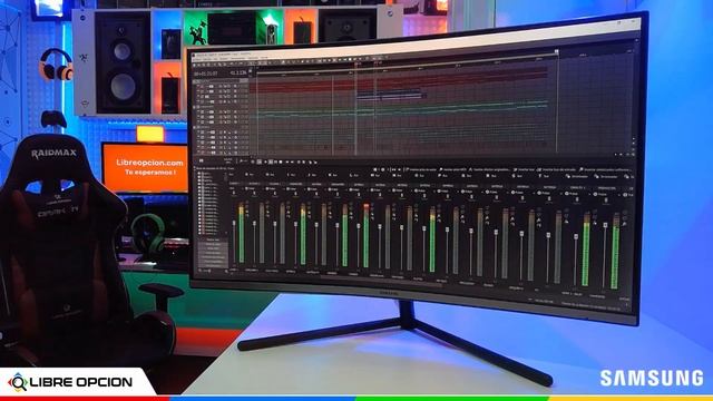 Monitor LED SAMSUNG Curvo UR59C 4K UHD 10 Bits смотреть онлайн