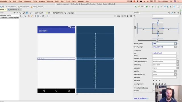 Kotlin Class 31 Intro to Android Constraint Layout || Kotlin Class tutorial || Kotlin Class смотреть онлайн