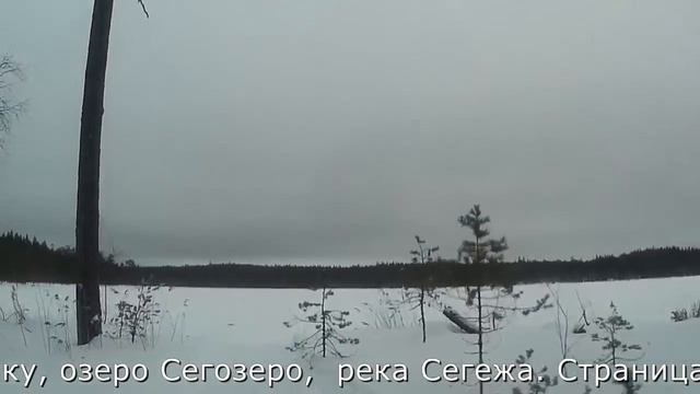 Зимняя рыбалка на лесном озере в Карелии. смотреть онлайн