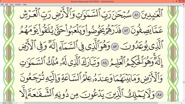 Practice reciting with correct tajweed - Page 495 (Surah Az-Zukhruf) смотреть онлайн