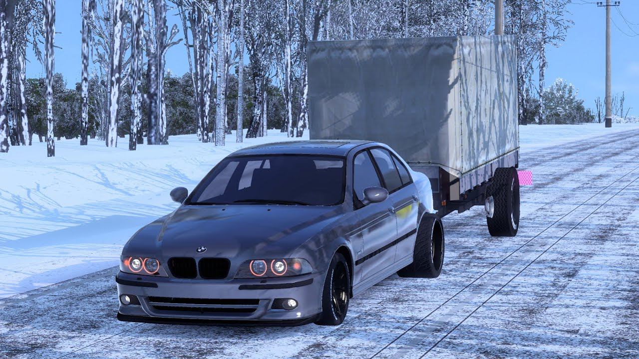 [ETS 2] BMW 530D-M5 Tech_Winter Cargo Delivery From Saratov смотреть онлайн