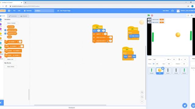 scratch tutorial for a simple pong game смотреть онлайн