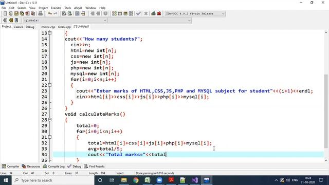 C++(DYNAMIC MEMORY ALLOCATION )BY NEERAJ KUMAR SINGH(31-10-20) смотреть онлайн