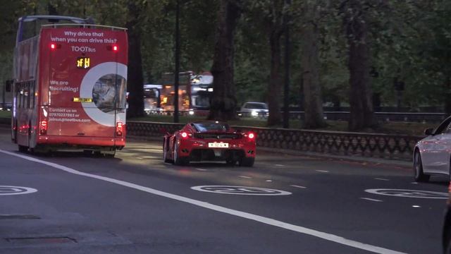 $3M Swiss Ferrari Enzo driving in London! смотреть онлайн