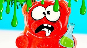 Новые сопливо слюнявые эксперименты и желейный медведь Валера