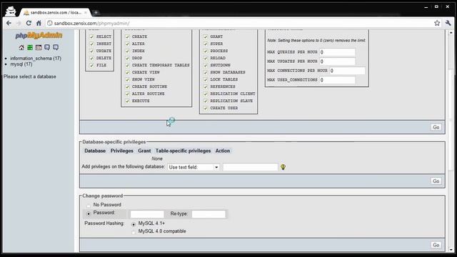 ZenSix Tutorial: phpMyAdmin - Changing Your MySQL Root Password and Creating Databases смотреть онлайн