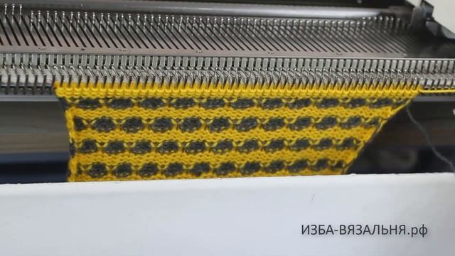 Узор на вязальной машине №157 "Крапинки". Школа машинного вязания, уроки вязания для начинающих смотреть онлайн