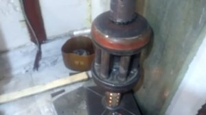 Печь на отработке, испытания!