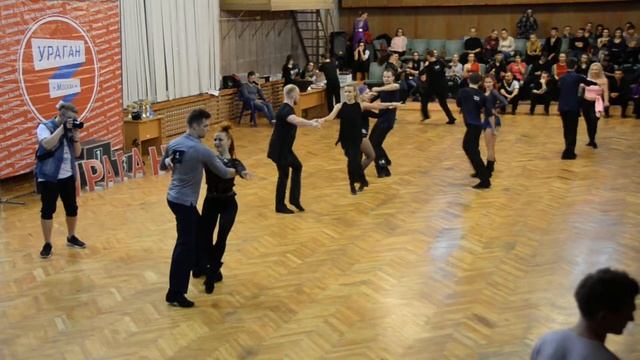 ХАСТЛ, Discofox, УРАГАН 2019, ДнД Star+Champion, 14 финала, заход 1, танец 3 смотреть онлайн