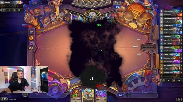 Blizzard Buffed Imp King Rafaam Warlock Deck! Actually Decent Deck To Climb At Titans Hearthstone смотреть онлайн