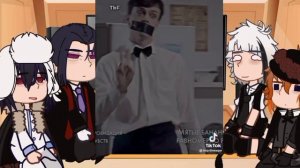 Bsd react to Dazai as Arseniy Popov