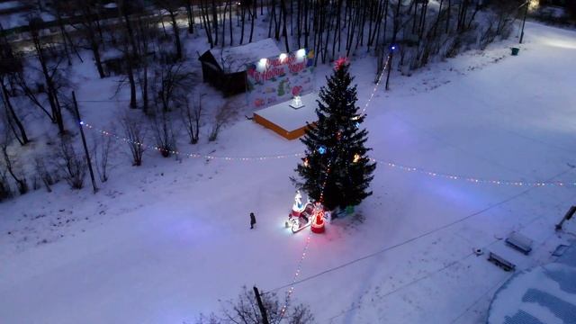 Новогодние фигуры г.Новая Ляля /п.Лобва смотреть онлайн