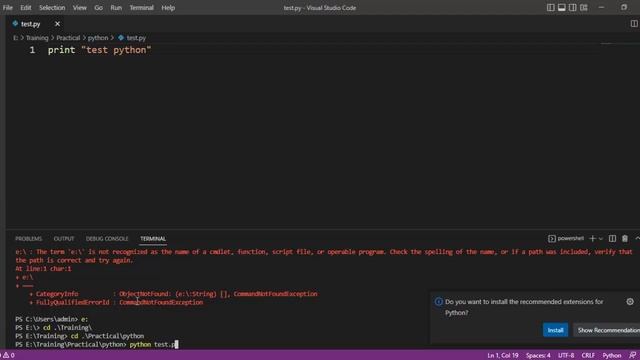 How to SETUP Visual Studio Code for Python смотреть онлайн
