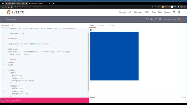 Svelte Transitions - Svelte Tutorial 10.1 смотреть онлайн
