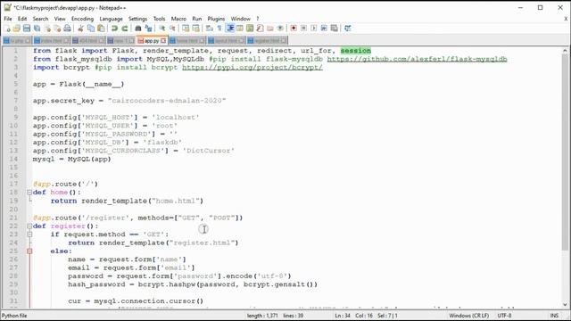 Python Flask Mysqldb Simple Login Register and Logout смотреть онлайн