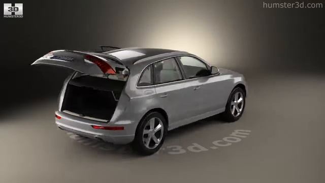 Audi Q5 with HQ interior 2013 3D model by Humster3D.com смотреть онлайн