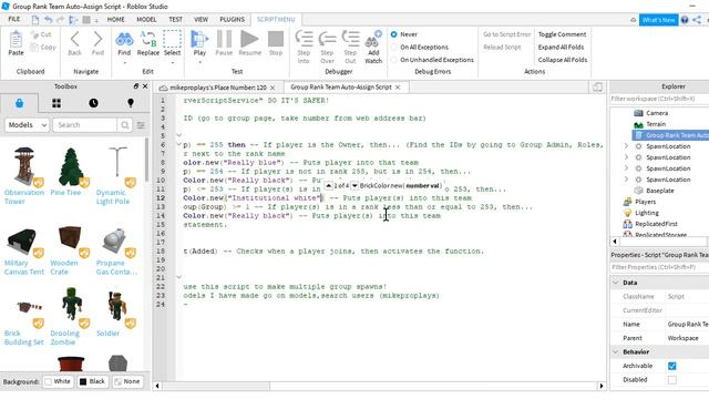 How to make a group team spawn on roblox studio смотреть онлайн