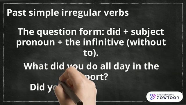 Past simple irregular verbs
