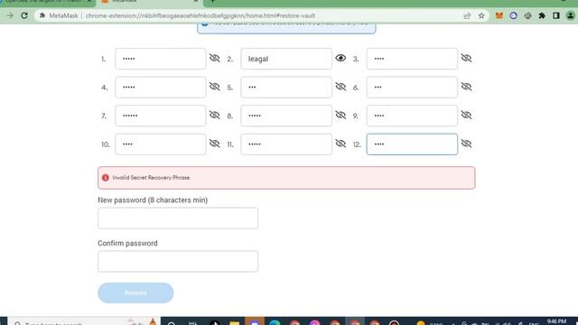 How to Recover Metamask wallet account in 3 min | Hindi/Urdu смотреть онлайн