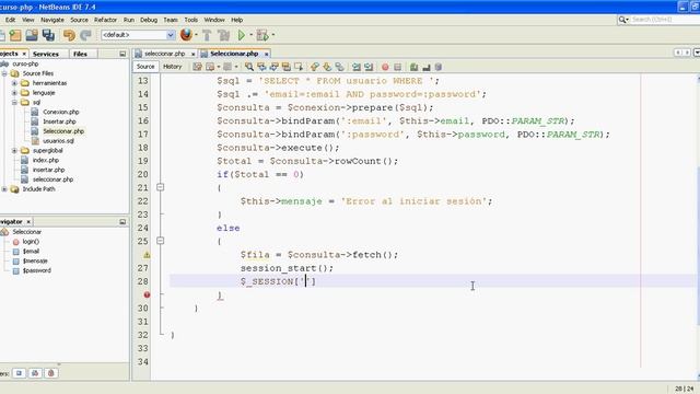 Curso de PHP 25 - PDO Mysql seleccionar datos (ejemplo login) смотреть онлайн