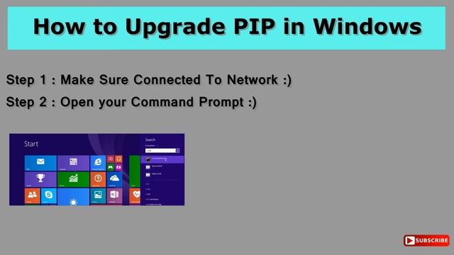 How To Upgrade Pip in Windows Using Cmd | Pip 21.2.1 | Python pip | Yoo The Best | смотреть онлайн