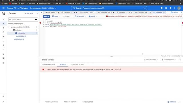 qwiklabs - working with json and data array in bigquery, gcp, google cloud, bigquiery, coursera смотреть онлайн
