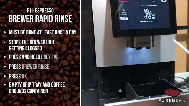 F11 Espresso - Brewer Rapid Rinse смотреть онлайн
