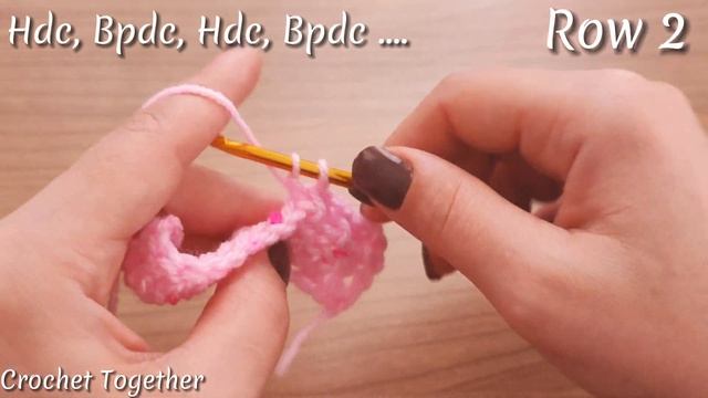 I Found The Most Beautiful Crochet! Only 1 rows / Very easy and very pretty ! Crochet смотреть онлайн