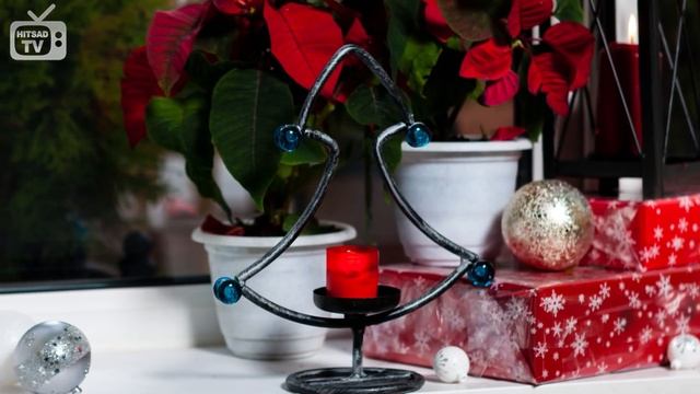 Новогодние украшения ? Декоративные подсвечники от hitsad.ru смотреть онлайн