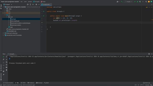java arrays смотреть онлайн
