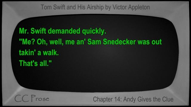 Chapter 14 - Tom Swift and His Airship by Victor Appleton смотреть онлайн