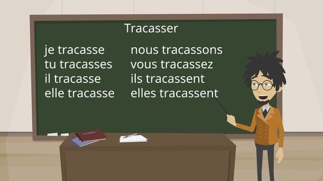 Урок французского языка: глагол Tracasser. смотреть онлайн