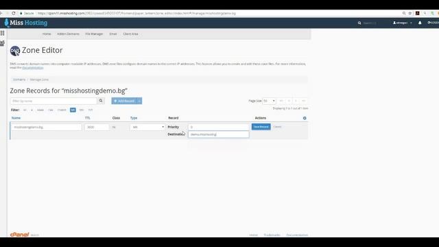 Miss Hosting - How to change MX records смотреть онлайн