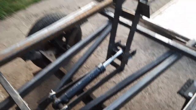 Прицеп самосвал для минитрактора.