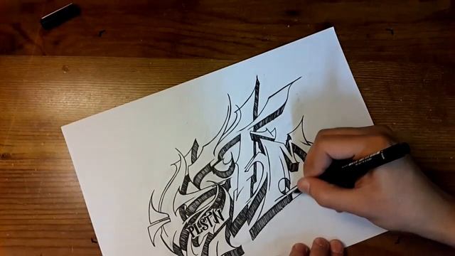 graffiti sketch time-lapse смотреть онлайн