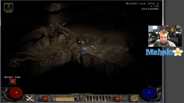 Diablo 2 Lord of Destruction - Paladin Walkthrough - Act 2.7 - Maggot Lair смотреть онлайн