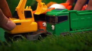 Тайо Супер Герои l Храбрые Автомобили Игрушки l Робот Тайо и Титипо против поезда монстров!