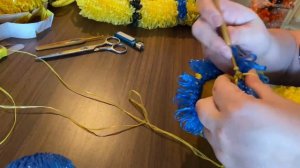 Как связать мочалку миньон? Бесплатный МК по мочалке Миньон Жанна Мочалкина. Часть 2