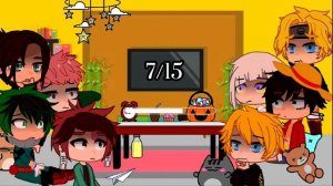 //Реакция аниме персонажей на друг друга// 1/8 //Итадори Юджи//Магическая битва//