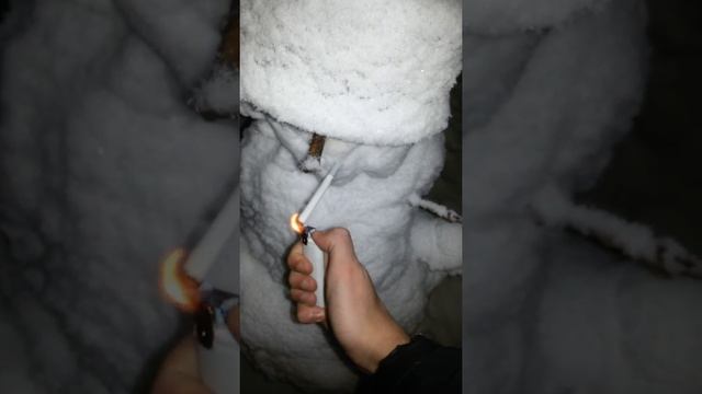 Как правильно прикуривать сигарету СНЕГОВИКУ смотреть онлайн