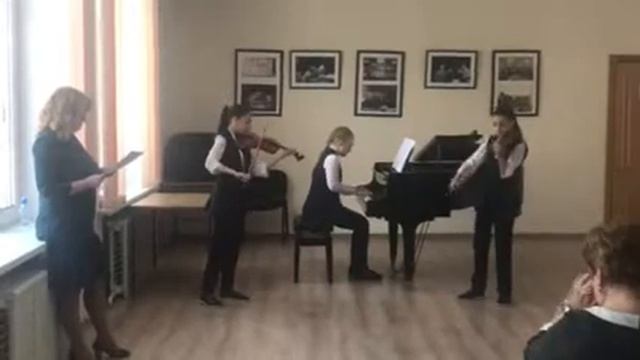 Горева Анастасия, Межлумян Аракся и Вардуи/// Открытый урок/// Ж. Рамо ,, Ригодон" смотреть онлайн