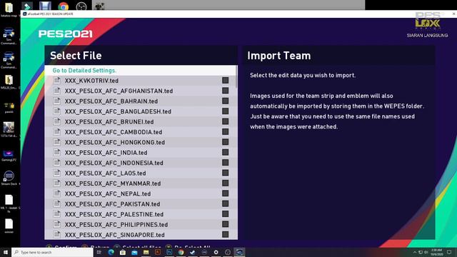 Cara pemasangan patch PES2021 (PC) FAHAMKAN KONSEP - Option file (PESLOX) смотреть онлайн