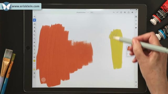 Adobe Fresco: Live Oil Brushes! смотреть онлайн