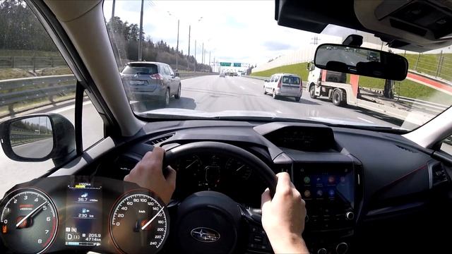 Subaru Forester - POV test drive. Driver’s eyes смотреть онлайн