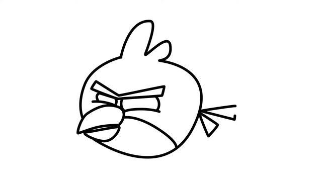 How to Draw Angry Birds | Angry Birds Coloring Pages for Children | Art4Kids смотреть онлайн
