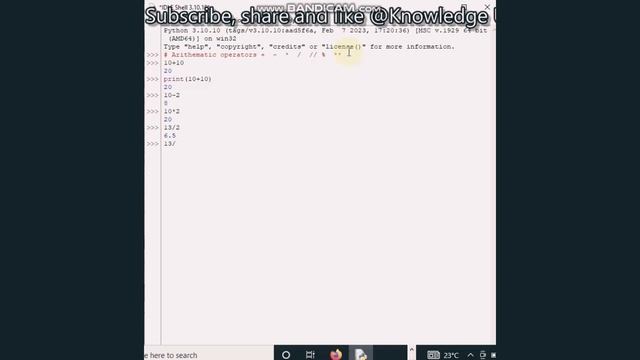 Python Arithmetic Operators for class VII and VIII смотреть онлайн